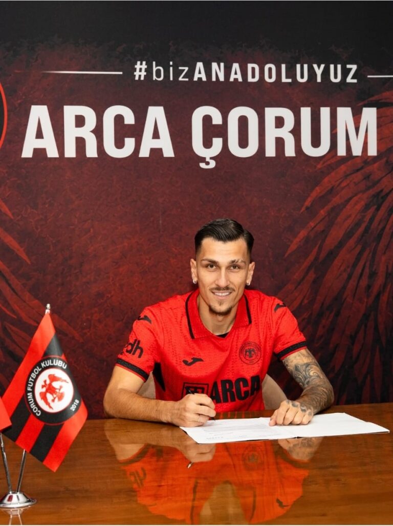 Çorum FK’da Transfer Bombası: Yunan Kanat Alexandros Kyziridis İmzayı Attı!